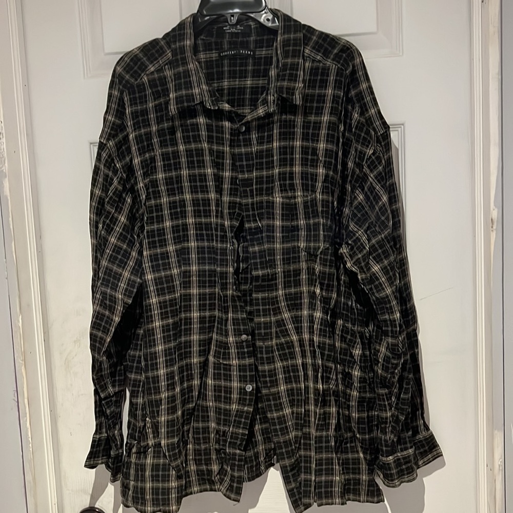 Mens long sleeve button down casual shirt - Picture 2 of 4